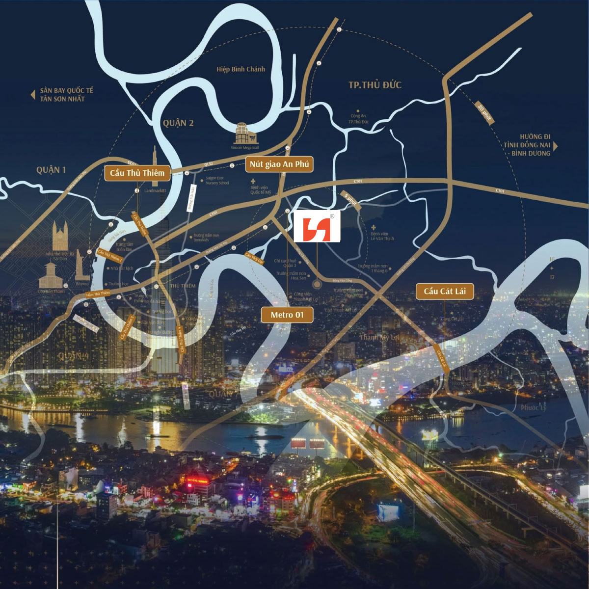 Tạo lạc tại vị trí độc tôn - The Upper East Saigon Là "Nam Châm" Hút Khách Thuê Cao Cấp